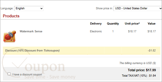Veprit Watermark Sense Coupon Code