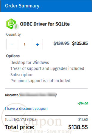 Devart Odbc Driver For Sqlite Coupon Code