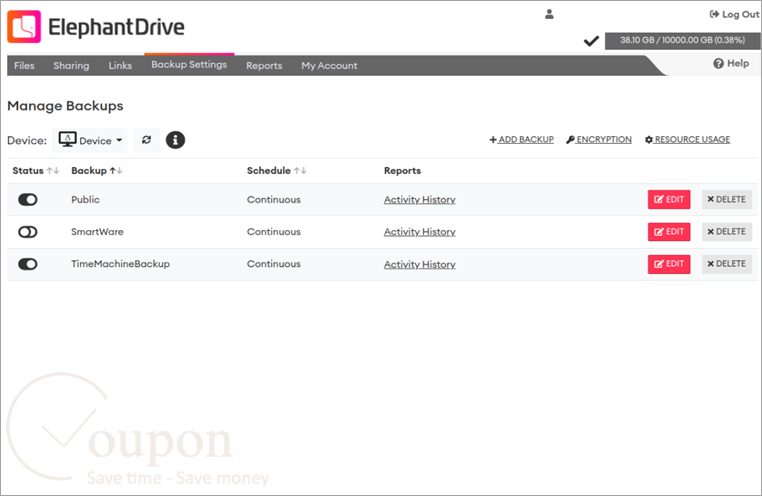 Elephantdrive Screenshot