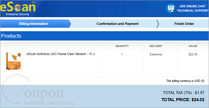 Escan Anti Virus Coupon Code