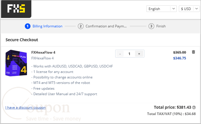 Fxhexaflow Coupon Code