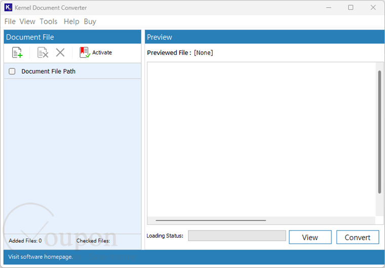 Kernel Document Converter Screenshot