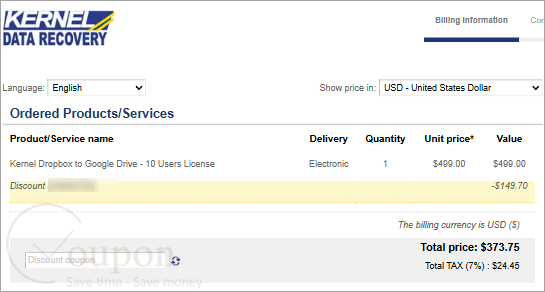 Kernel Dropbox To Google Drive Coupon Code