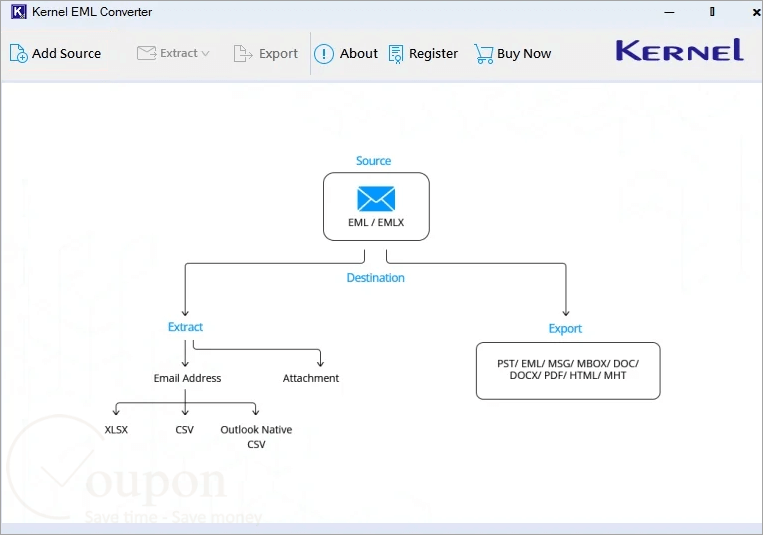 Kernel Eml Converter Screenshot