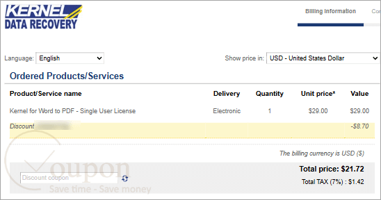 Kernel For Word To Pdf Coupon Code