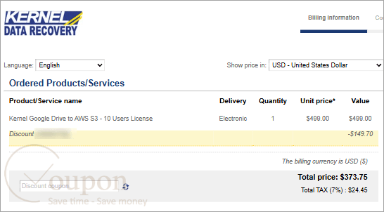 Kernel Google Drive To Aws S3 Coupon Code