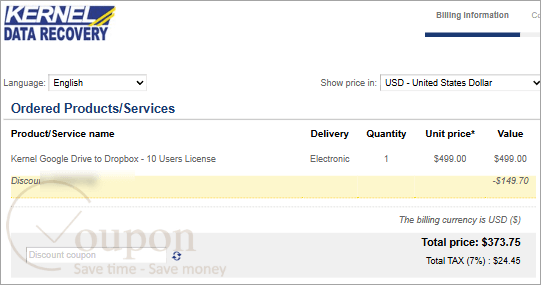 Kernel Google Drive To Dropbox Coupon Code