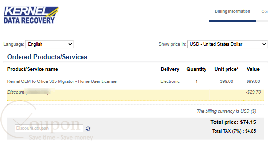 Kernel Olm To Office 365 Coupon Code