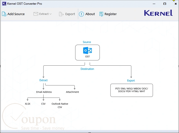 Kernel Ost Converter Screenshot