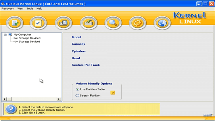 Kernel Recovery For Linux Screenshot