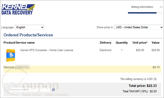 Kernel Xps Converter Coupon Code