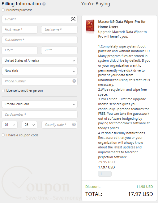 Macrorit Data Wiper Coupon Code