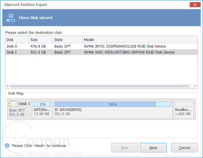 Macrorit Partition Expert Screenshot