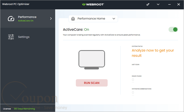 Webroot Pc Optimizer Screenshot