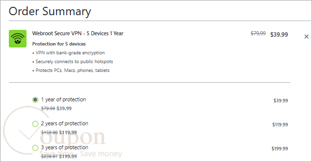 Webroot Secure Vpn Coupon Code