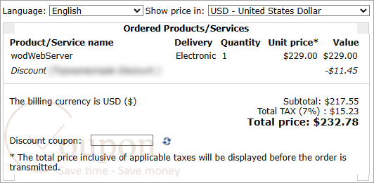 Wodwebserver Coupon Code