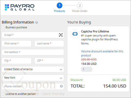 Bestwebsoft Captcha Coupon Code