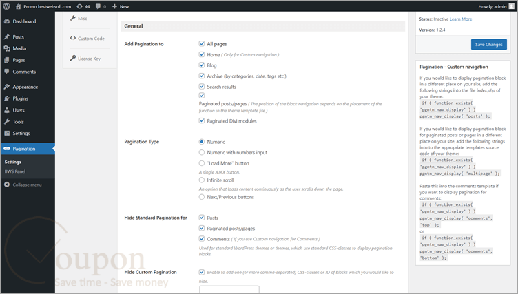 Bestwebsoft Pagination Screenshot