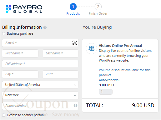 Bestwebsoft Visitors Online Coupon Code