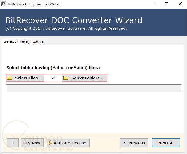 Bitrecover Doc Converter Wizard Screenshot
