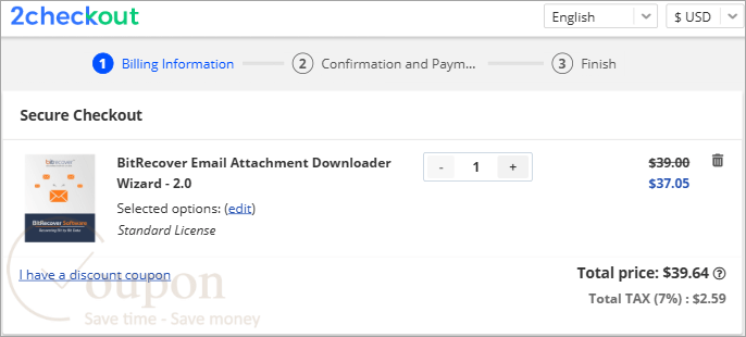 Bitrecover Email Attachment Downloader Wizard Coupon Code