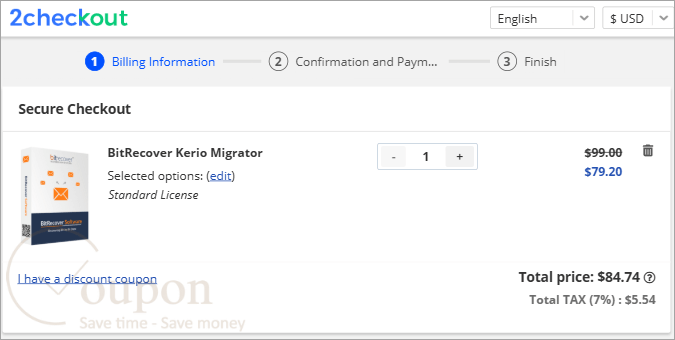 Bitrecover Kerio Migrator Coupon Code