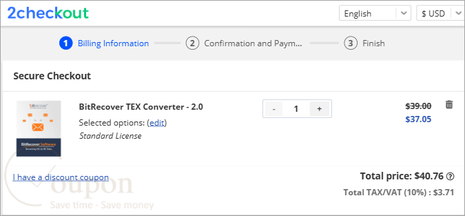 Bitrecover Tex Converter Coupon Code