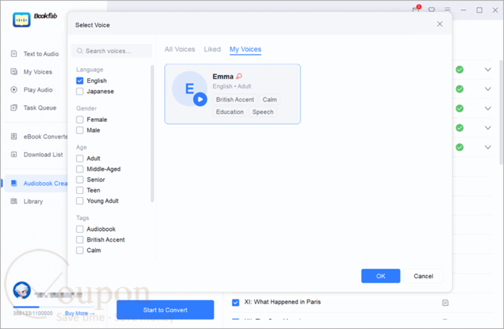 Bookfab Audiobook Cloud Enhancer Screenshot
