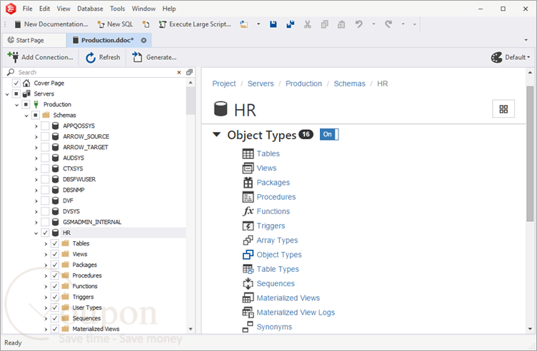 Dbforge Documenter For Oracle Screenshot