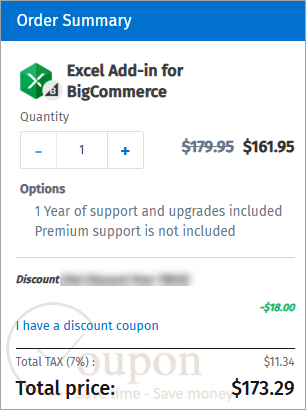Excel Add In For Bigcommerce Coupon Code