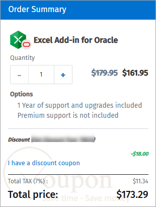 Excel Add In For Oracle Coupon Code
