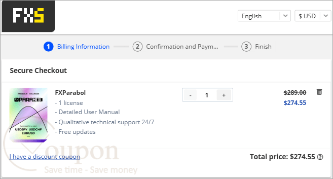 Fxparabol Coupon Codes