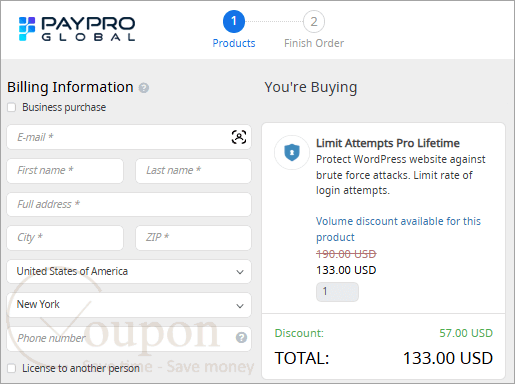 Limit Attempts Pro Coupon Code