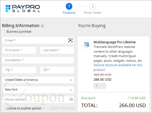 Multilanguage Pro Coupon Code