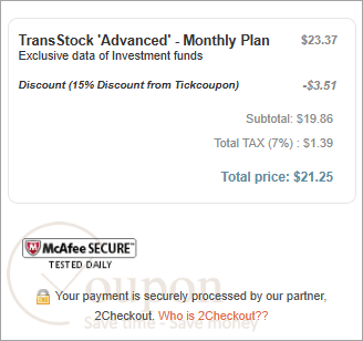 Transstock Coupon Code