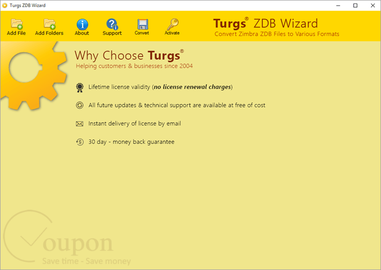 Turgs Zimbra Zdb Wizard Screenshot