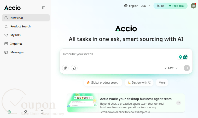 Accio Screenshot