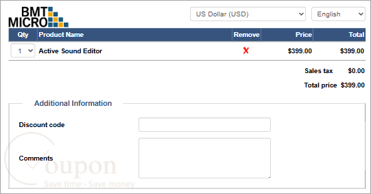 Active Sound Editor Coupon Code