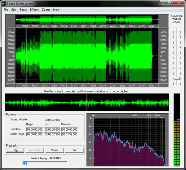 Active Sound Editor Screenshot