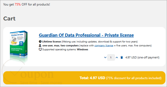 Ascomp Guardian Of Data Pro Coupon Code