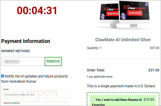 Clawmate Ai Coupon Code