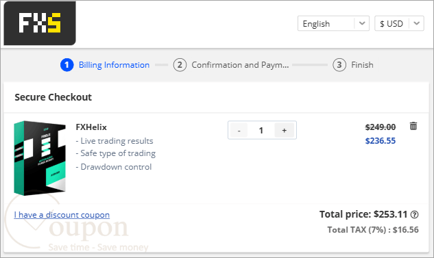 Fxhelix Coupon Code