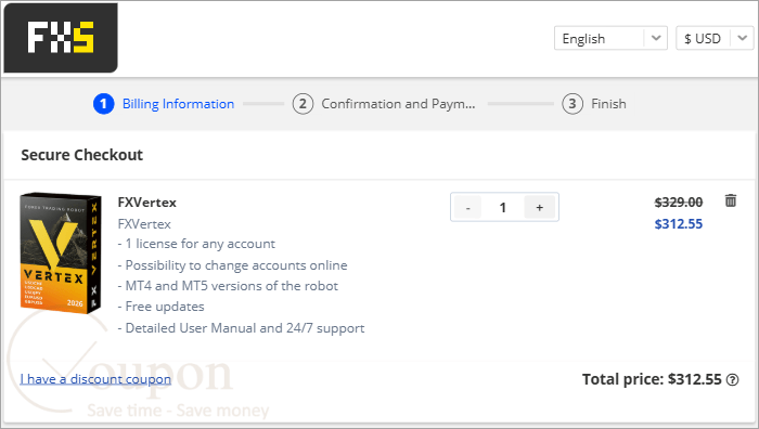 Fxvertex Coupon Code