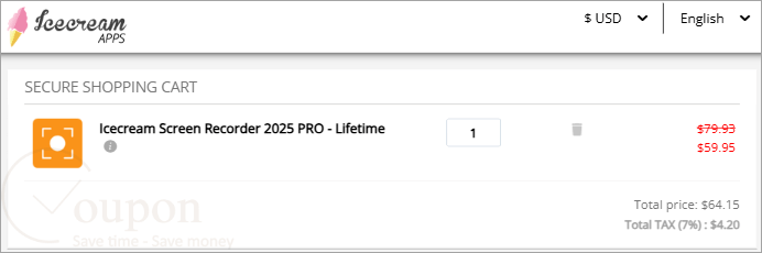 Icecream Screen Recorder Coupon Code