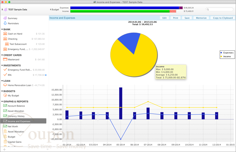 Moneydance Screenshot