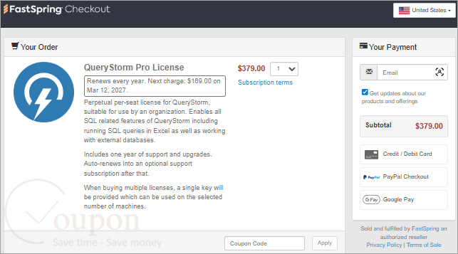 Querystorm Coupon Code
