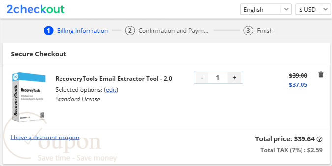 Recoverytools Email Extractor Tool Coupon Code