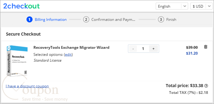 Recoverytools Exchange Migrator Wizard Coupon Code