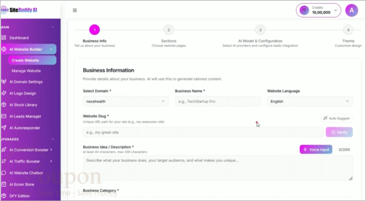 Sitebuddy Ai Screenshot