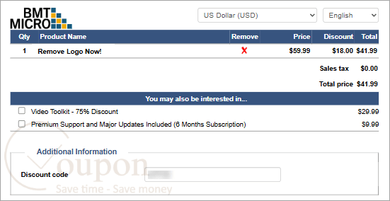 Softorbits Remove Logo Now Coupon Code